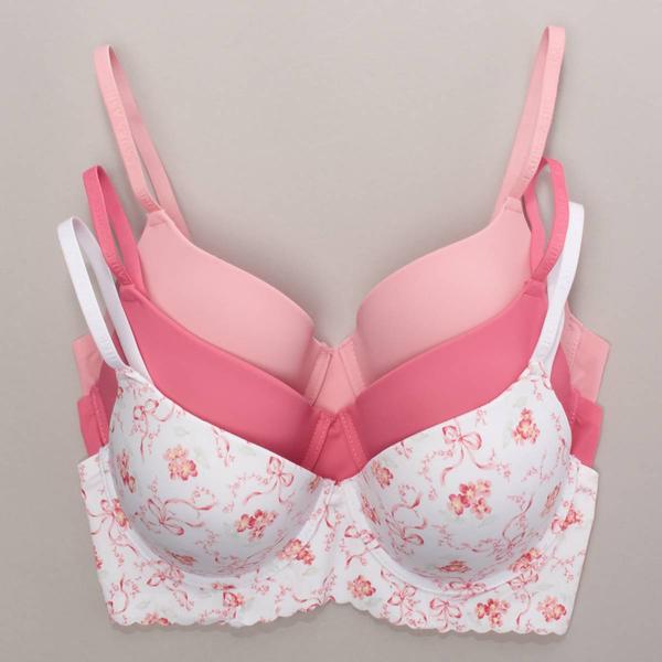 Womens Laura Ashley(R) 3pk. Push-Up Bras - LS7831-3PKA