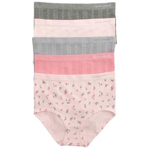 Womens Laura Ashley(R) 5pk Hipster Panties - LS1366-5PKC