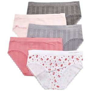 Womens Laura Ashley(R) 5pk Hipster Panties LS1627-5PKW alternate view