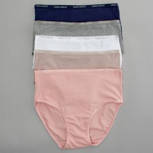 Womens Laura Ashley(R) 5pk. Brief Panties LS9221-5PKOT alternate view