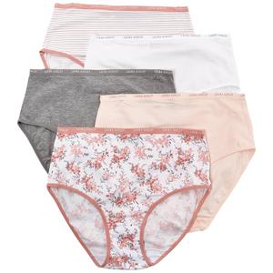 Womens Laura Ashley(R) 5pk. Brief Panties LS9221-5PKQO