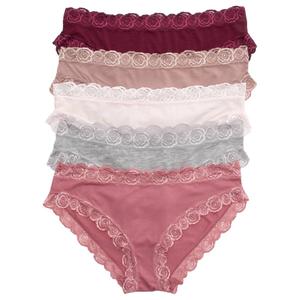 Womens Laura Ashley(R) 5pk. Bikini Panties - LS9743-5PKGC