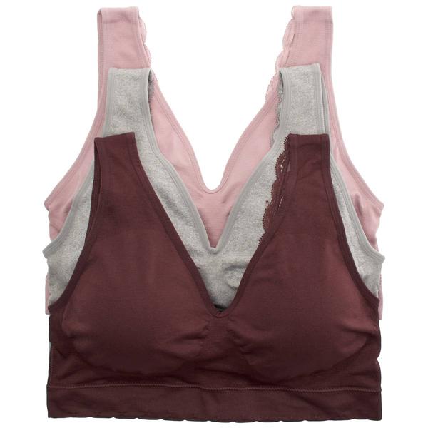 Plus Size Laura Ashley 3pk. Lounge Bra - LS5243-3PKCD