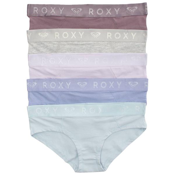 Womens Roxy 5pk. Hipster Logo Waistband Panties - RX7913-5PKAB alternate view