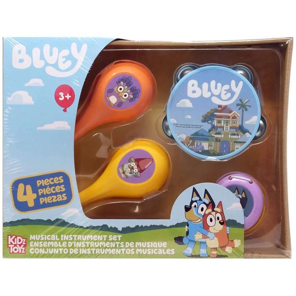 Kidz Toyz Bluey Musical 4pc. Instrument Set