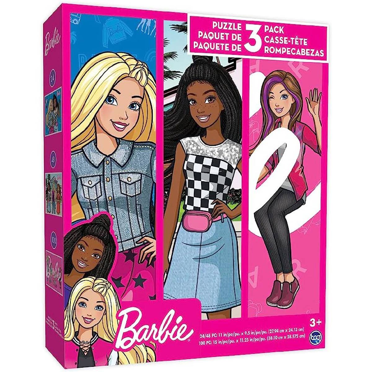 Barbie(R) 3 In 1 Jigsaw Puzzle