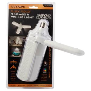 Farpoint Flex Fold Garage & Ceiling Light
