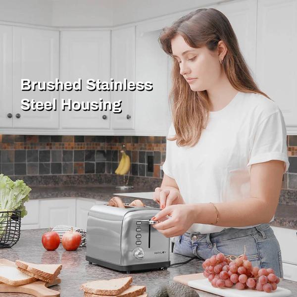 Ramjoy 2-Slice Stainless Steel Toaster alternate view