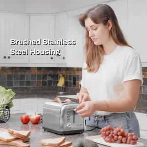 Ramjoy 2-Slice Stainless Steel Toaster alternate view