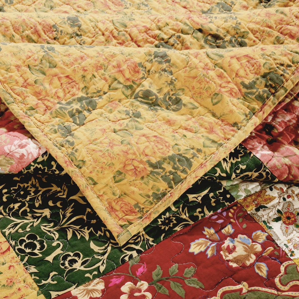 Greenland Home Fashions(tm)  Antique Chic Patchwork Bedspread Set