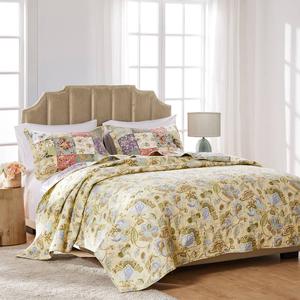 Greenland Home Fashions(tm) Prairie Patchwork Quilt Set w/ Pillows alternate view