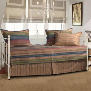 Greenland Home Fashions(tm) Katy 100% Cotton Reversible Daybed Set
