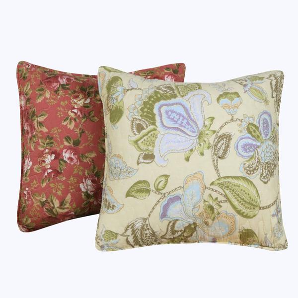 Greenland Home Fashions(tm) Bella Ruffle Edge 5pc. Quilt Set alternate view