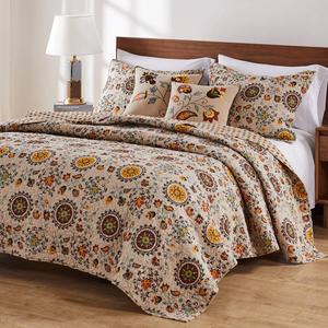 Greenland Home Fashions(tm) Andorra Paisley 5pc. Quilt Set