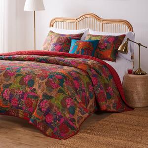 Greenland Home Fashions(tm) Jewel Kantha-style 5pc. Quilt Set