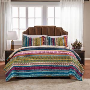 Greenland Home Fashions(tm) Southwest Boho 3pc. Quilt Set