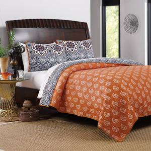 Greenland Home Fashions(tm) Medina Boho 3pc. Quilt Set