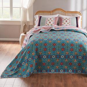 Greenland Home Fashions(tm) Thalia Velvet Embellished 3pc. Quilt Set alternate view