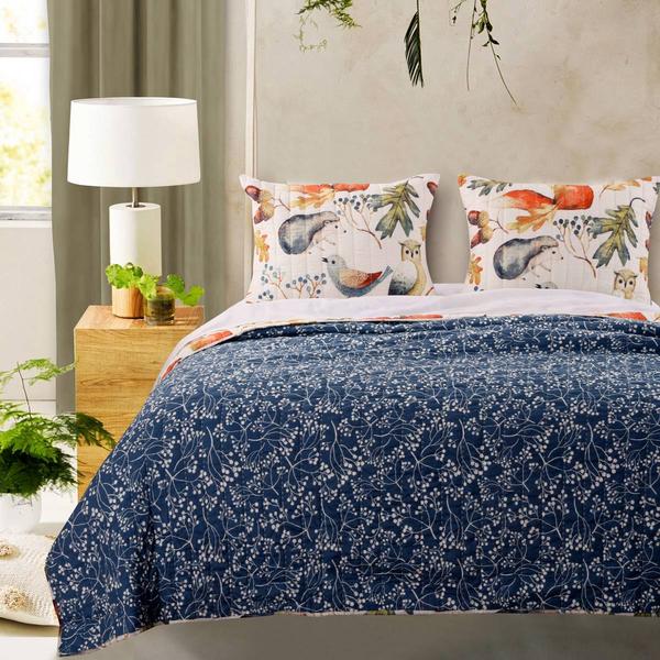Greenland Home Fashions(tm) Willow Woodland Forest Friends Quilt Set alternate view