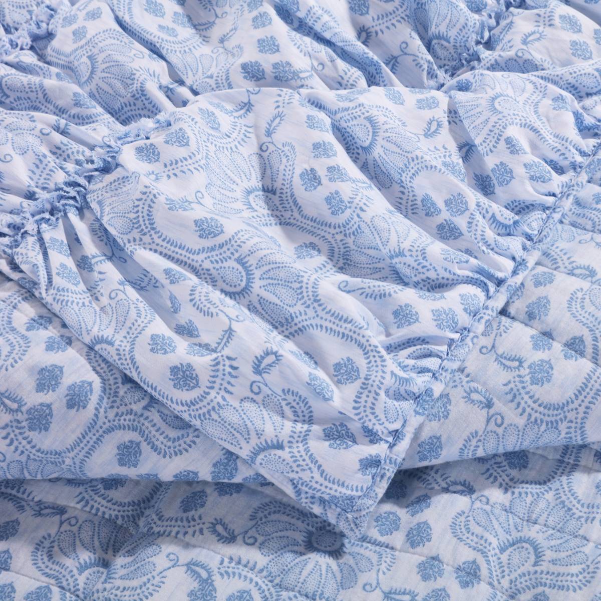 Greenland Home Fashions(tm) Helena Ruffle Soft & Billowy Quilt Set