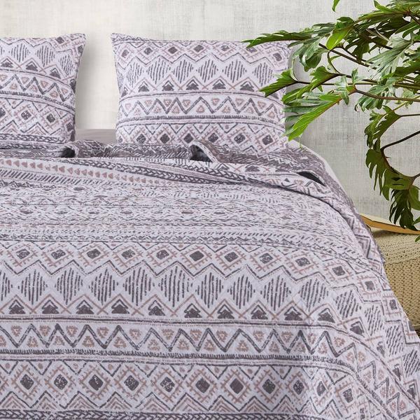 Greenland Home Fashions(tm) Denmark Hygge Reversible 3pc. Quilt Set