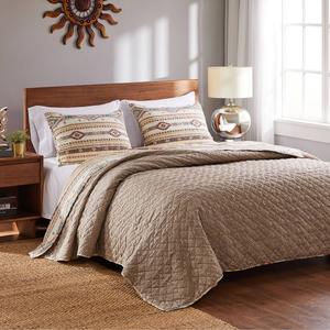 Greenland Home Fashions(tm) Phoenix Southwestern Style 3pc Quilt Set alternate view