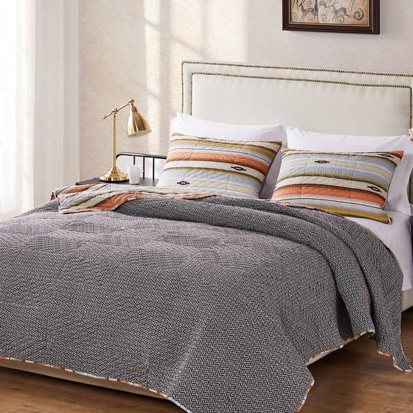 Greenland Home Fashions(tm) Painted Desert Boho 3pc. Quilt Set alternate view