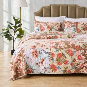 Greenland Home Fashions(tm) Briar Patchwork Reversible 3pc Quilt Set alternate view