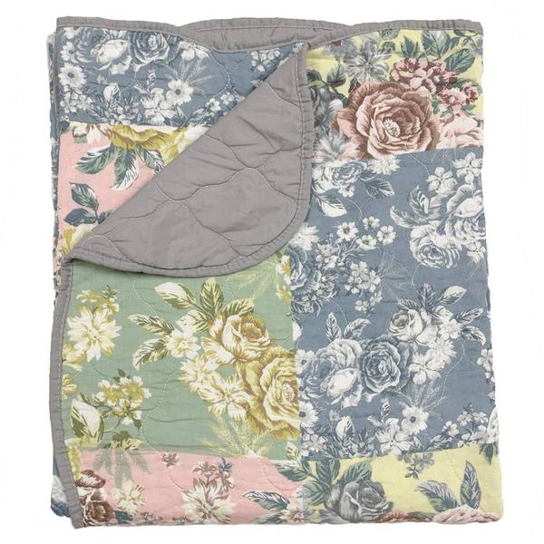 Greenland Home Fashions(tm) Emma Vintage Reversible Quilted Throw alternate view