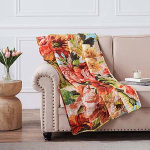 Greenland Home Fashions(tm) Senna Boho Reversible Quilted Throw
