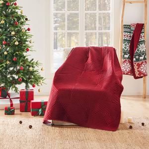 Greenland Home Fashions(tm) Riviera Velvet Mid-Century Throw Blanket alternate view