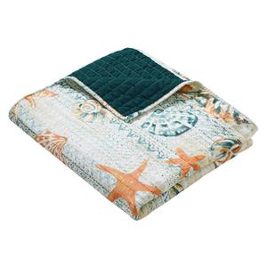 Greenland Home Fashions(tm) Kona Coastal Reversible Quilted Throw alternate view