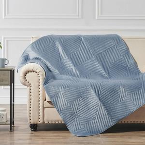 Greenland Home Fashions(tm) Riviera Velvet Quilted Throw