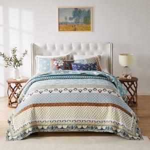 Greenland Home Fashions(tm) Thalia Velvet Reversible 3pc. Quilt Set alternate view
