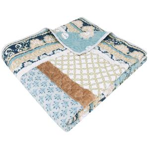 Greenland Home Fashions(tm) Thalia Velvet Reversible Quilted Throw alternate view