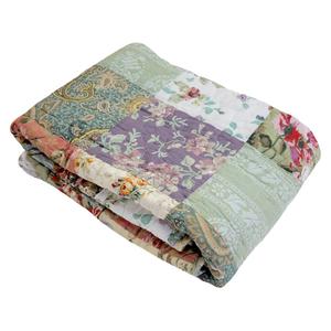 Greenland Home Fashions(tm) Blooming Prairie Quilted Throw alternate view