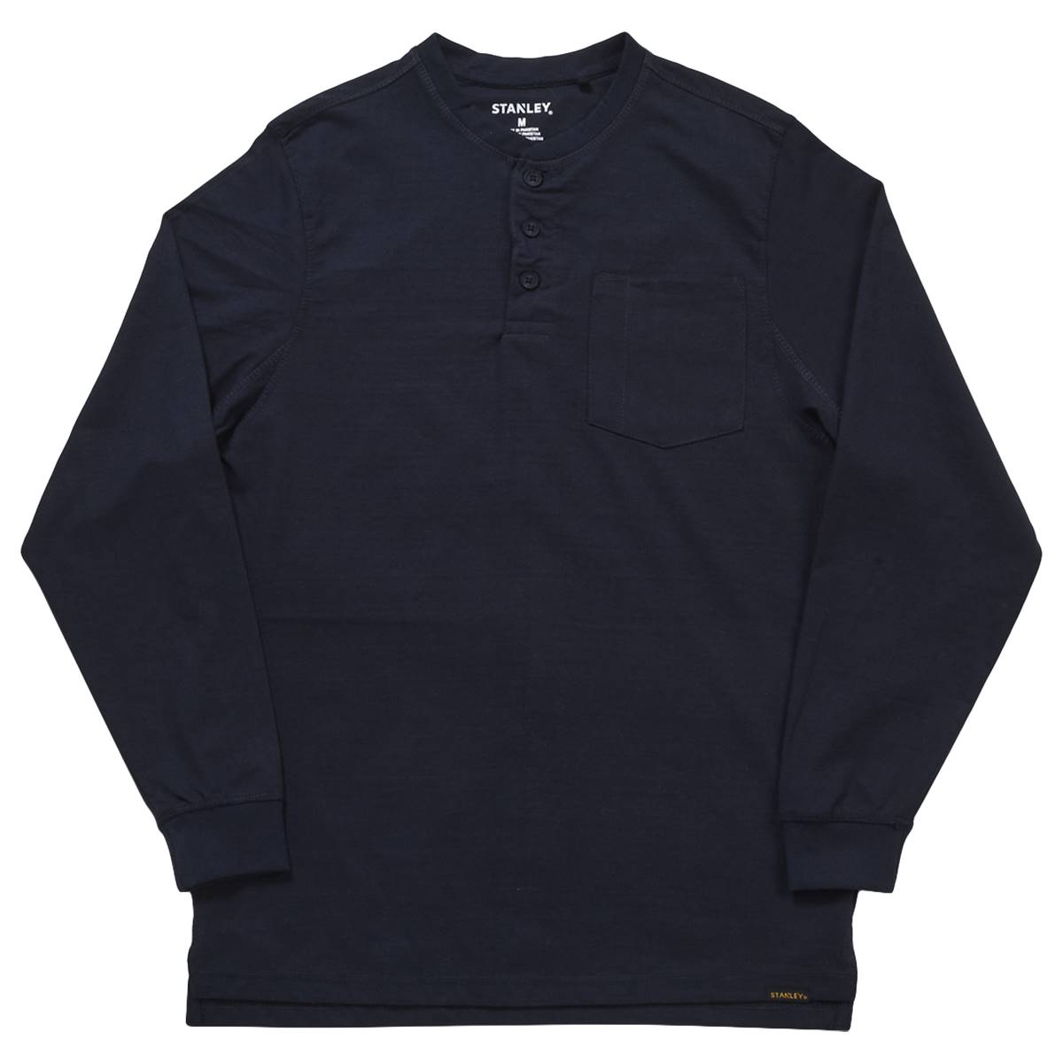 Mens Stanley(R) Long Sleeve Pocket Henley Tee