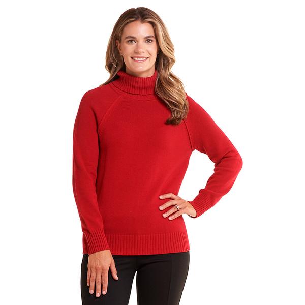 Womens 89th & Madison Long Sleeve Perfect Turtleneck Sweater