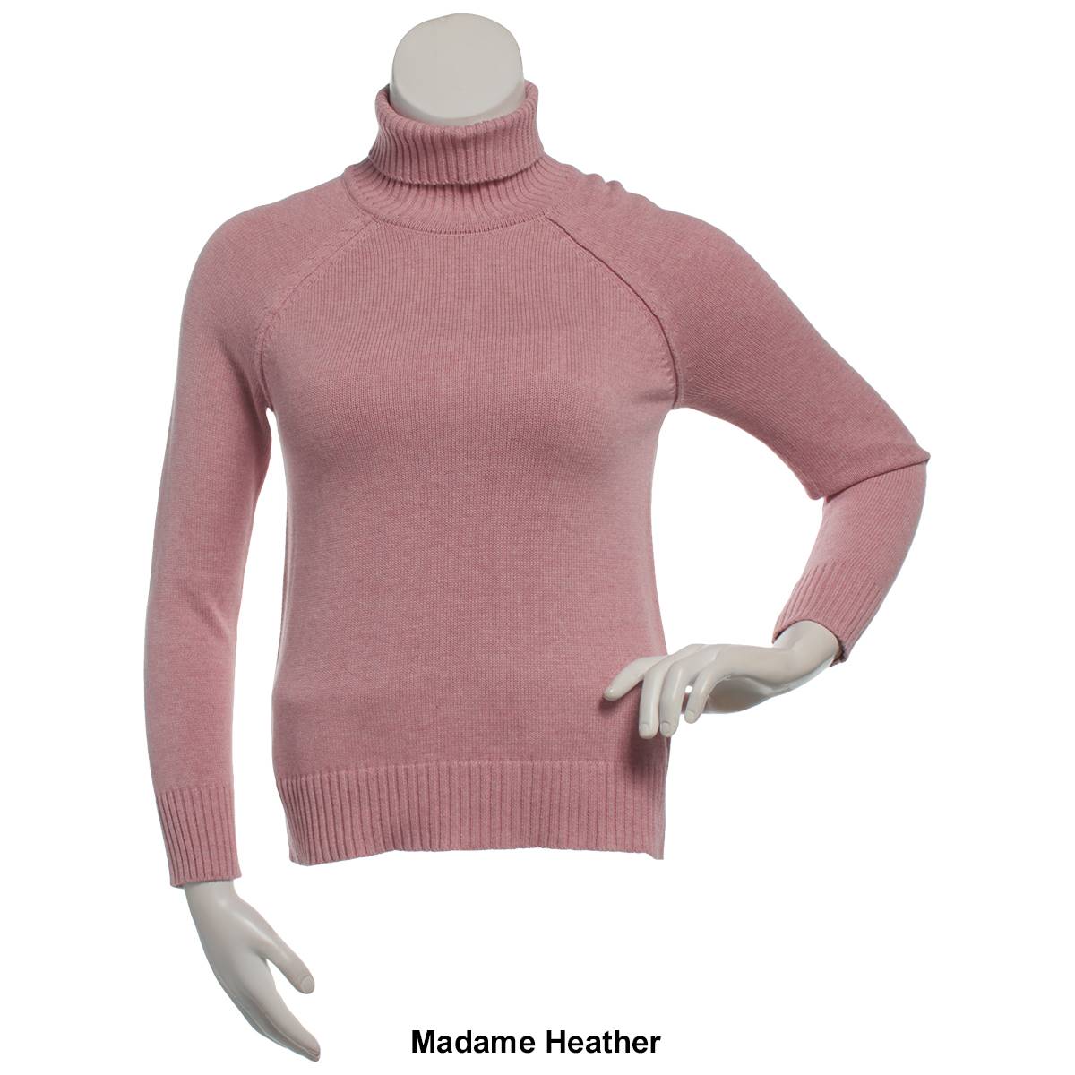 Womens 89th & Madison Perfect Long Sleeve Turtleneck Sweater