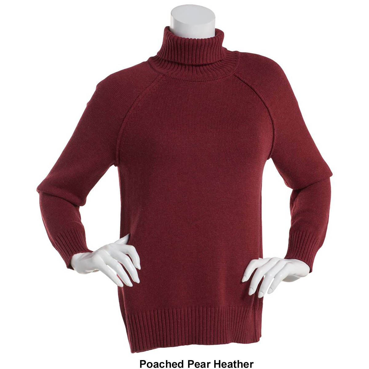 Womens 89th & Madison Perfect Long Sleeve Turtleneck Sweater