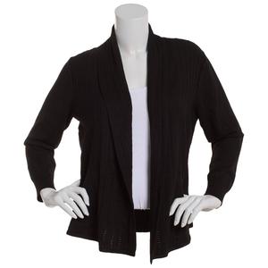 Womens Chloe & Jasmine Long Sleeve Fan Back Cardigan alternate view