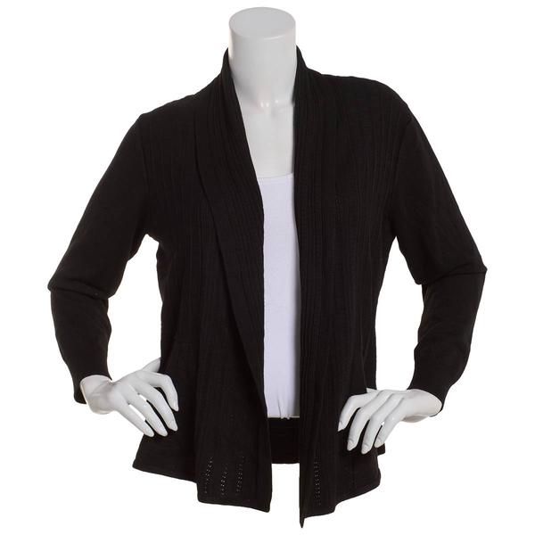 Womens Chloe & Jasmine Long Sleeve Fan Back Cardigan alternate view