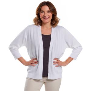 Womens 89th & Madison 3/4 Sleeve Solid Shrug alternate view