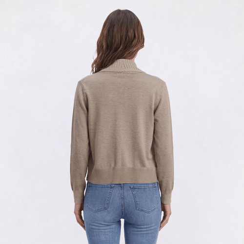 Womens 89th & Madison Long Sleeve Ottoman Rib J Pocket Cardigan alternate view