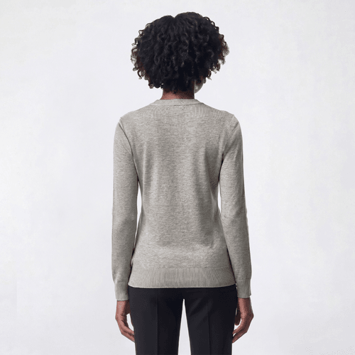 Petite Retrology Long Sleeve Allover Holly Lurex Sweater alternate view