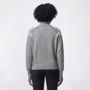 Womens Retrology Pinecones Fair Isle Turtleneck Sweater alternate view