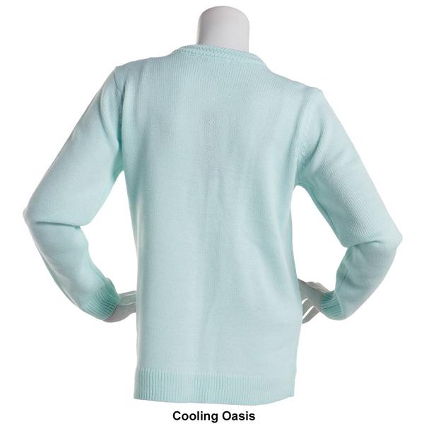 Petite Hasting & Smith Long Sleeve Button Front Solid Cardigan alternate view