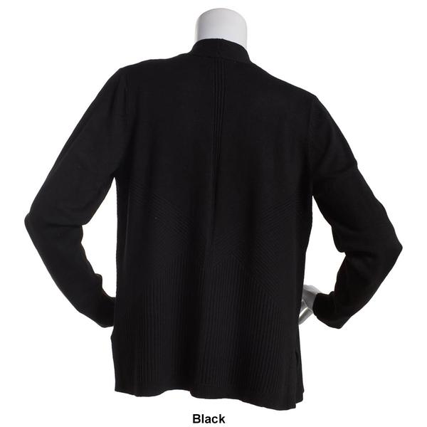 Plus Size 89th & Madison Variegated Straight Hem Cardigan alternate view