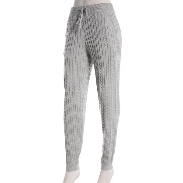 Womens Adyson Parker Solid Cable Lounge Pajama Bottoms alternate view