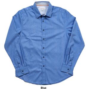 Mens Thomas Sterling Solid Long Sleeve Dress Shirt alternate view